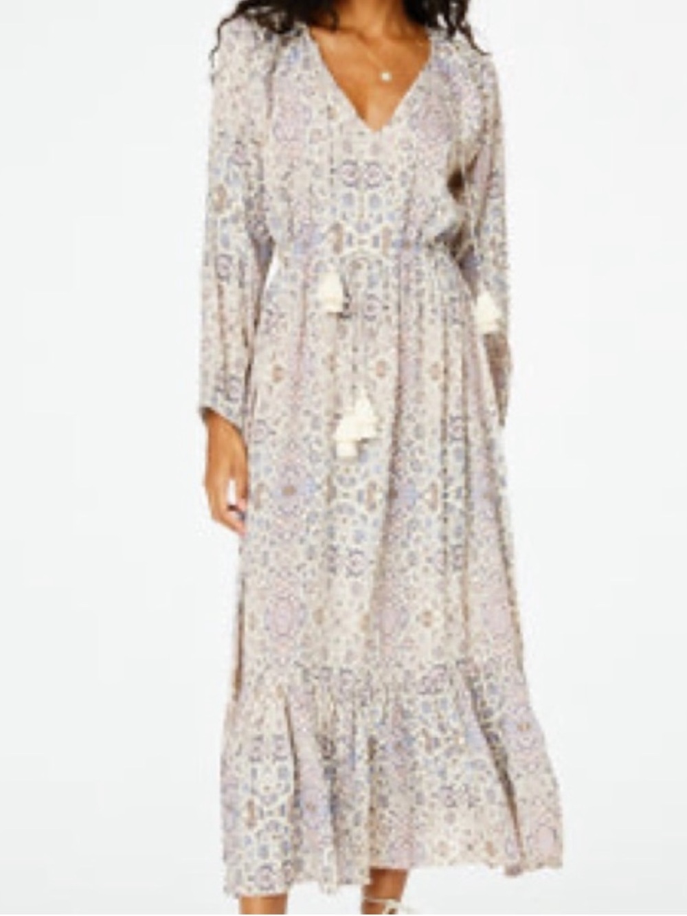 Roller Rabbit Odila Olaya maxi dress size small MSRP $198